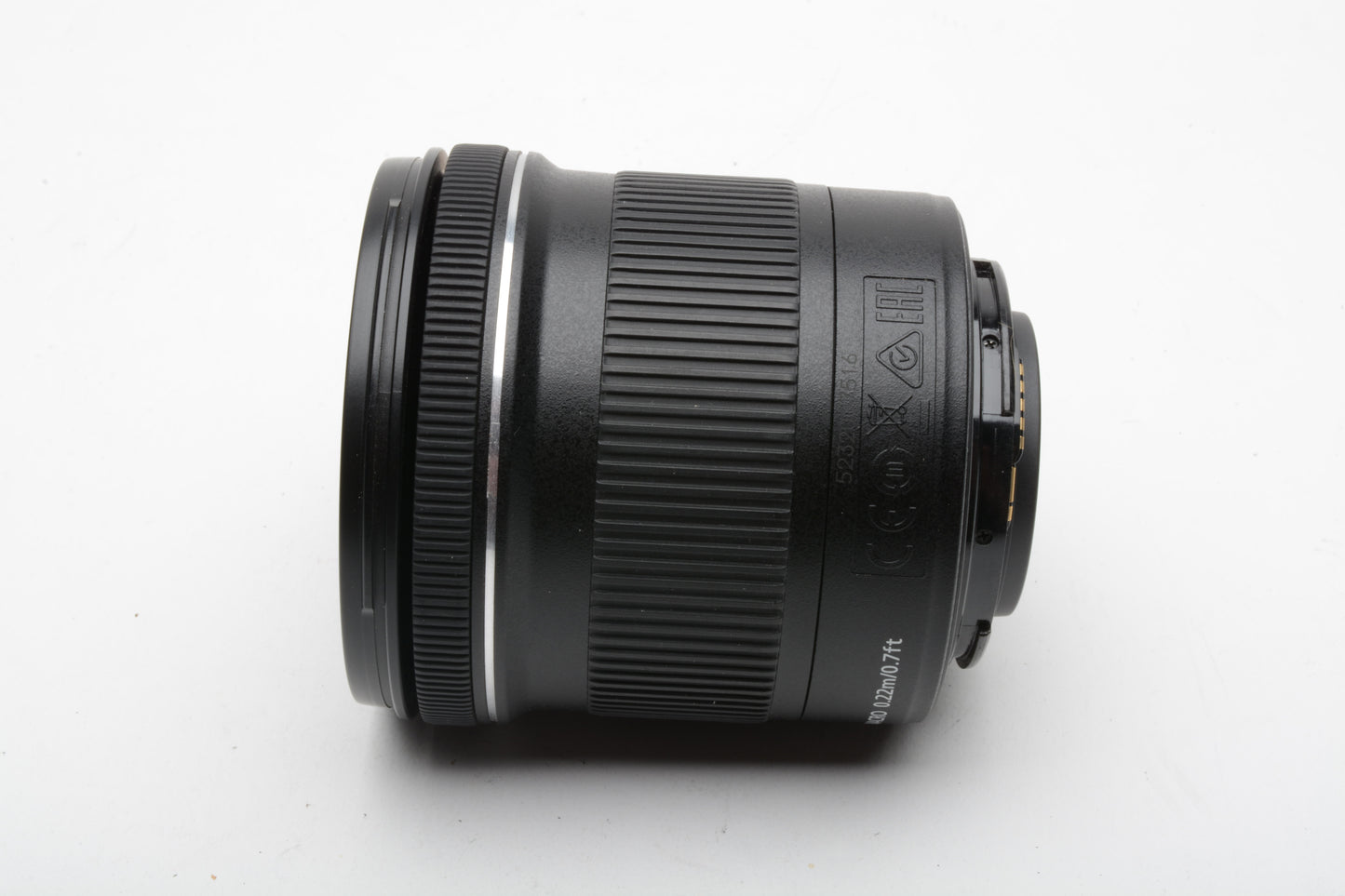 Canon EFS 10-18mm f4.5-5.6 IS STM Zoom Lens, w/Caps