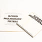 Ilford Multigrade 6x6" Contrast Printing Filters Set of 12, Very clean