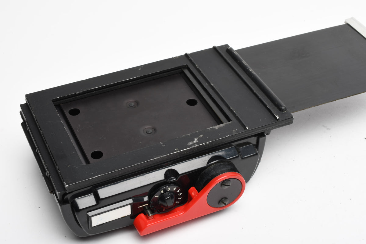 Graflex 23 Graphic 120 roll film holder for 2 1/4 x 3 1/4 cameras w/DS