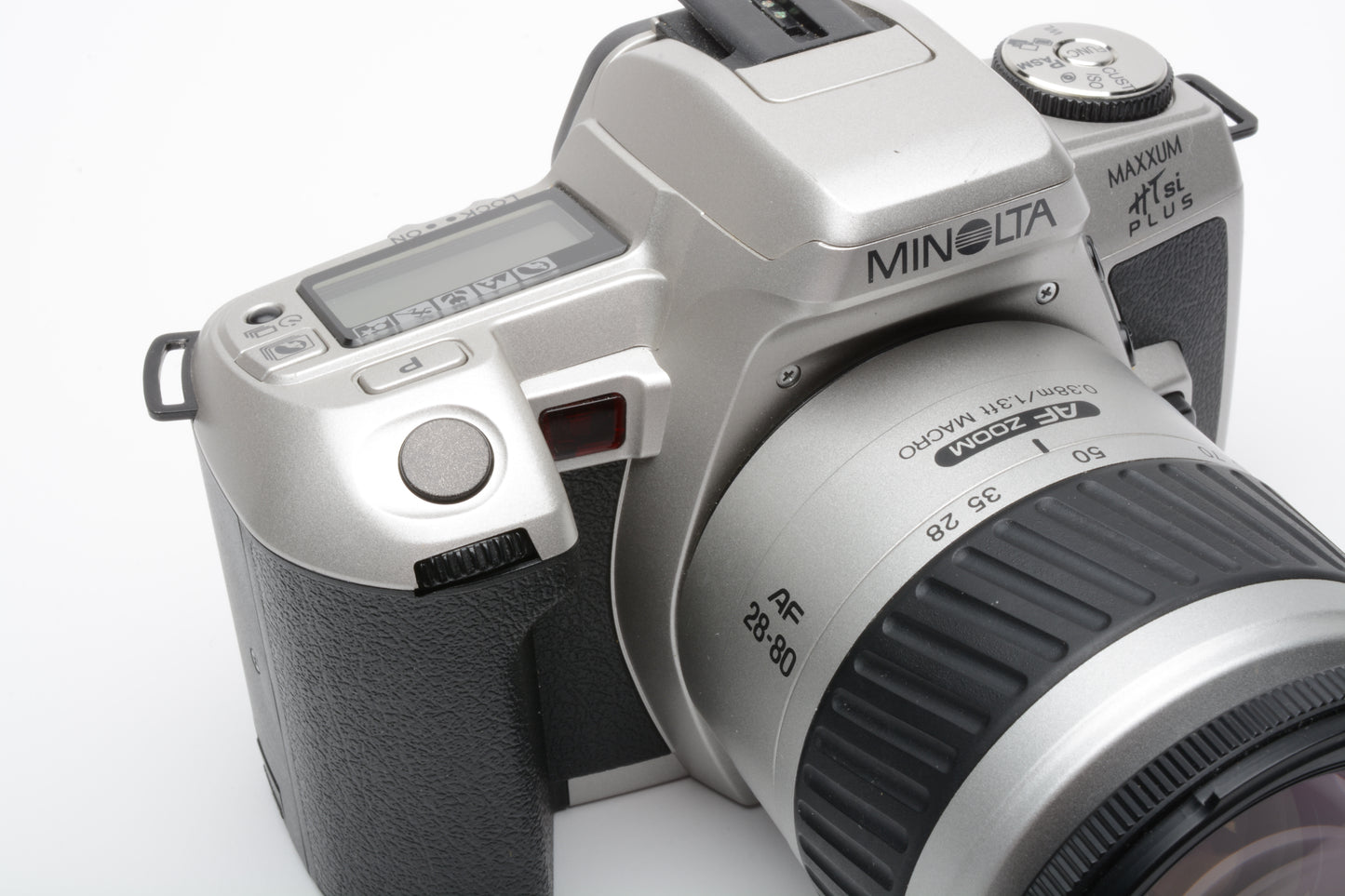 Minolta Maxxum HTsi Plus 35mm SLR w/AF 28-80mm f3.5-5.6 zoom, tested, strap, bargain