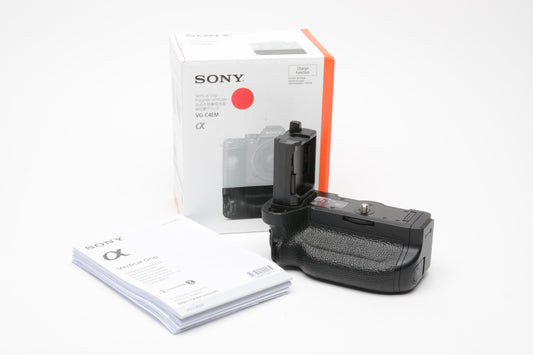 Sony VG-C4EM Vertical Battery Grip, Mint, Boxed, w/Instructions (USA)