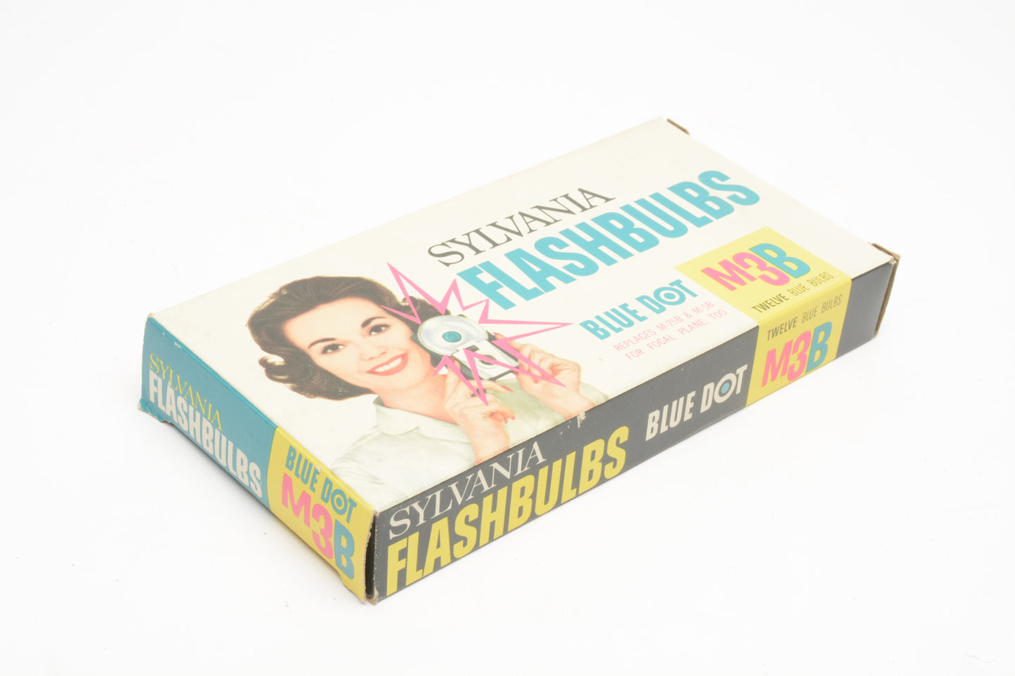 12X GE M3B Flashbulbs (Blue)
