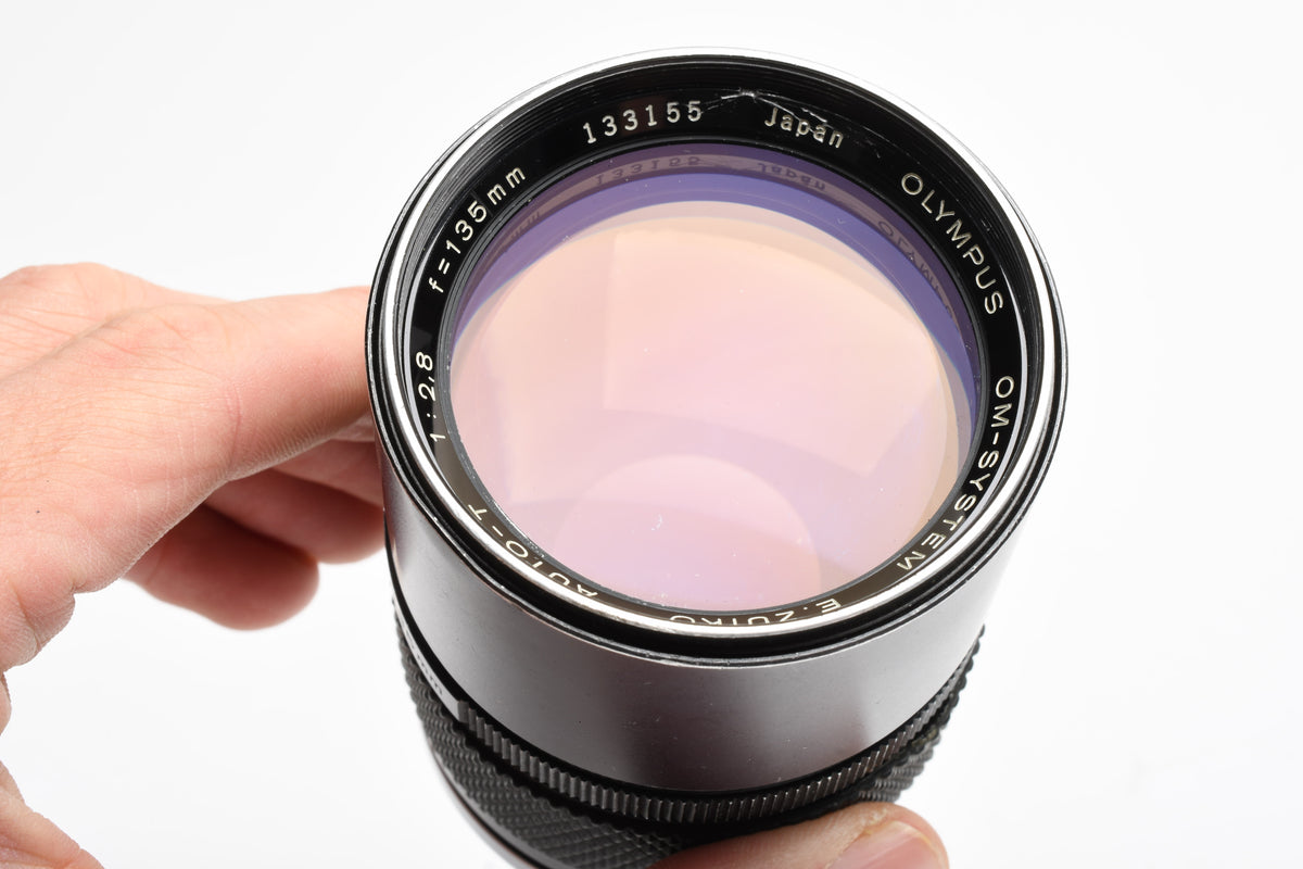 Olympus OM 135mm f2.8 lens, Bargain Condition, Good