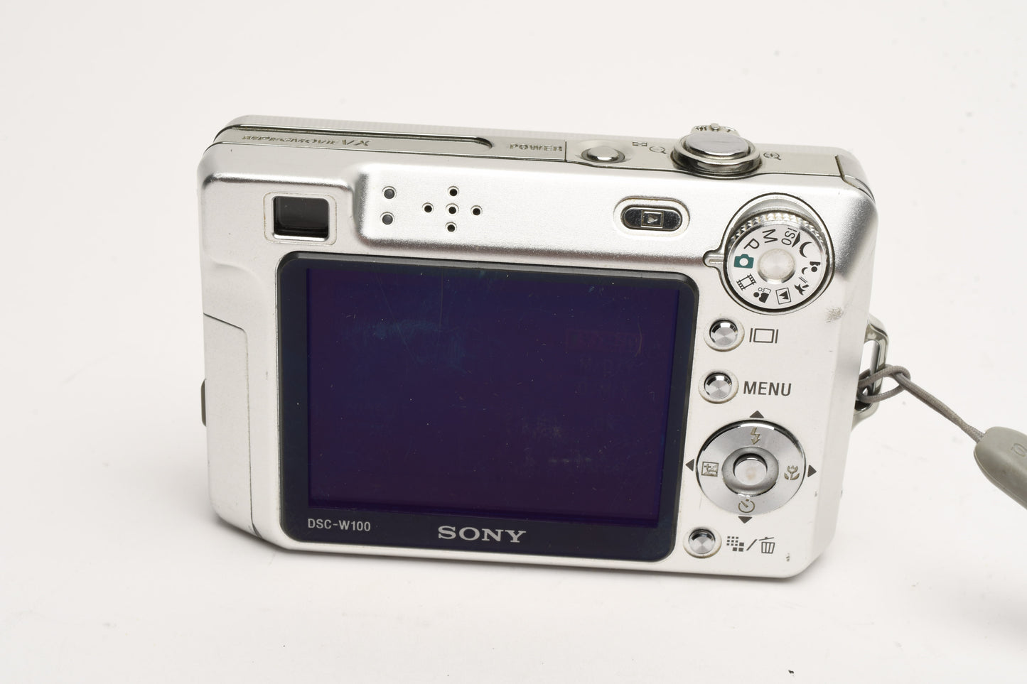 Sony DSC-W100 8.1MP Digital Point&Shoot camera, 2batts+charger, tested, boxed