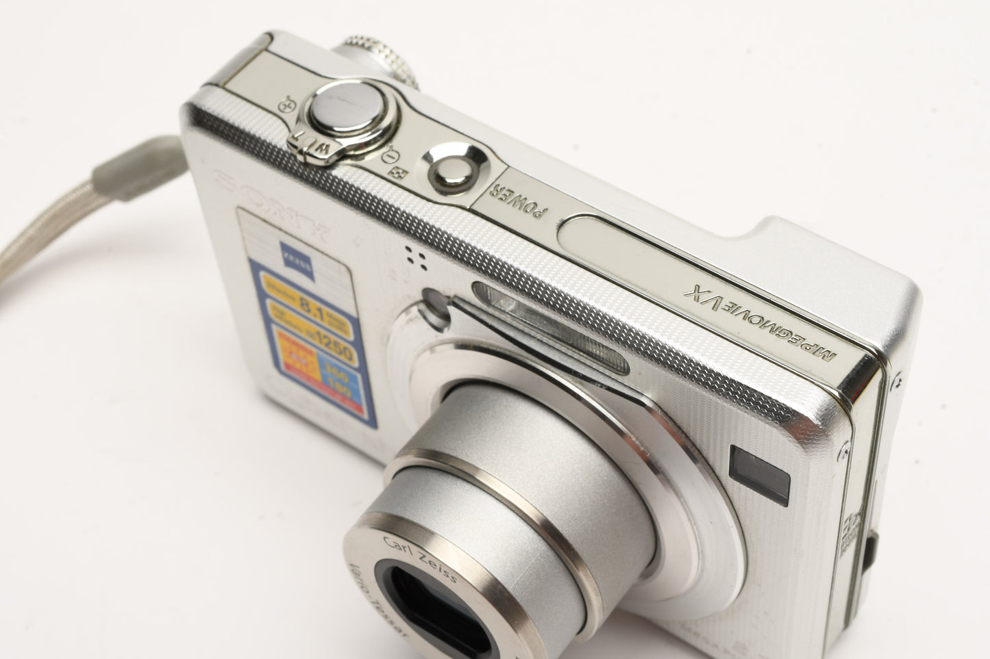 Sony DSC-W100 8.1MP Digital Point&Shoot camera, 2batts+charger, tested, boxed