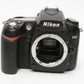 Nikon D90 DSLR body, batt, charger, strap, Only 4872 Acts, very clean, tested