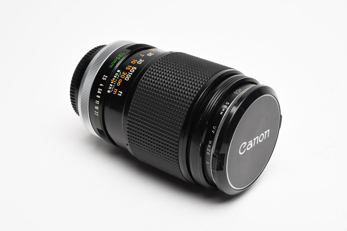 Canon FD 135mm f2.5 Telephoto Prime Portrait Lens, UV, Clean & Sharp