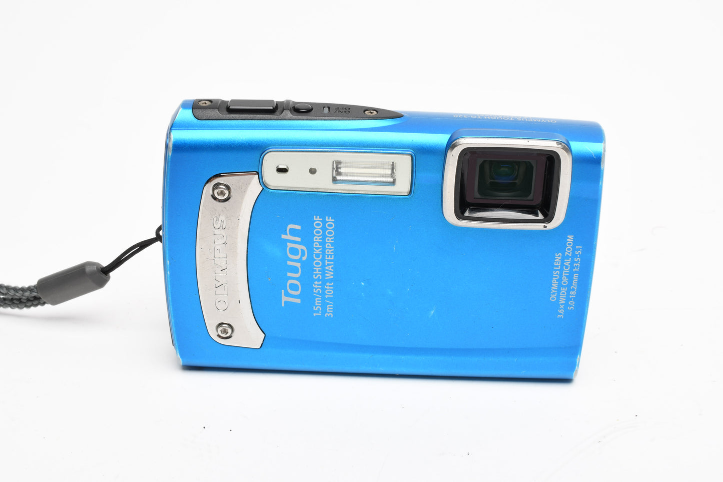 Olympus Tough TG-320 14MP digital Point&Shoot camera (Blue), Tested, good!