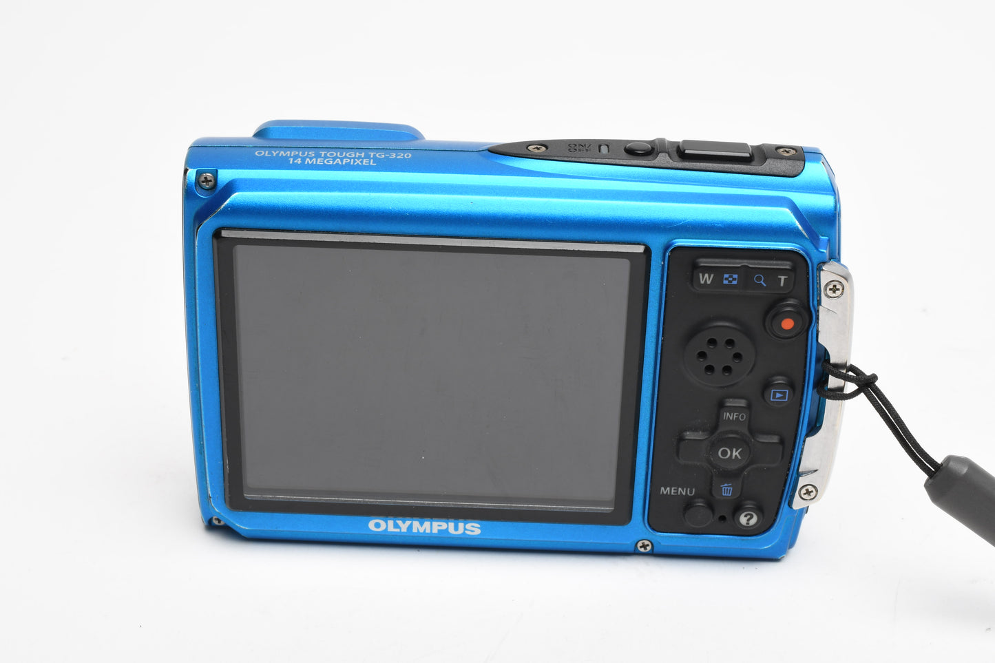 Olympus Tough TG-320 14MP digital Point&Shoot camera (Blue), Tested, good!