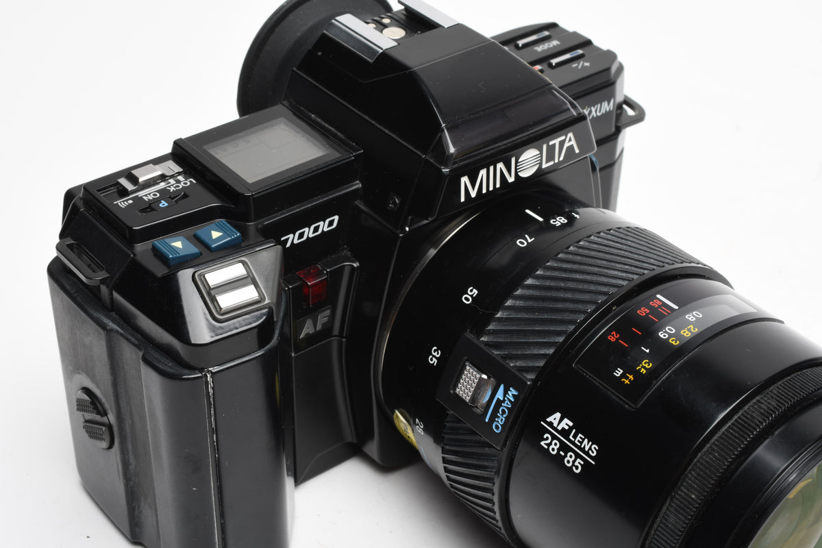 Minolta Maxxum 7000 35mm SLR w/AF 28-85mm Zoom, Tested, Cool!