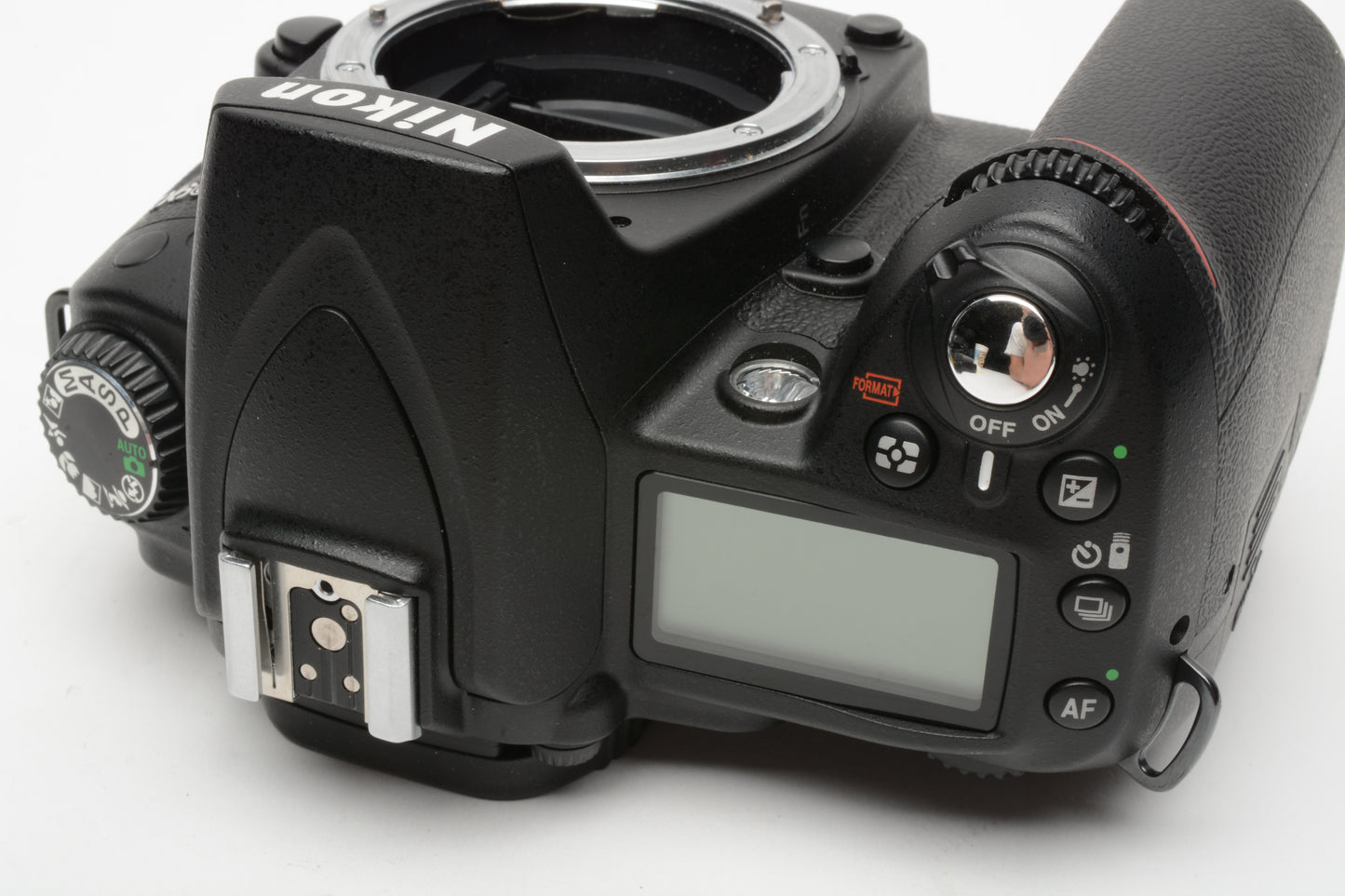 Nikon D90 DSLR body, batt, charger, strap, Only 4872 Acts, very clean, tested