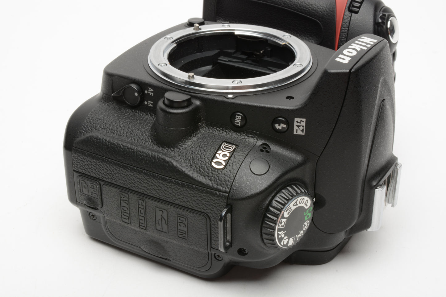 Nikon D90 DSLR body, batt, charger, strap, Only 4872 Acts, very clean, tested