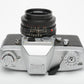 Leica Leicaflex w/Summicron 50mm f2 lens, hood, case, New seals, Great!
