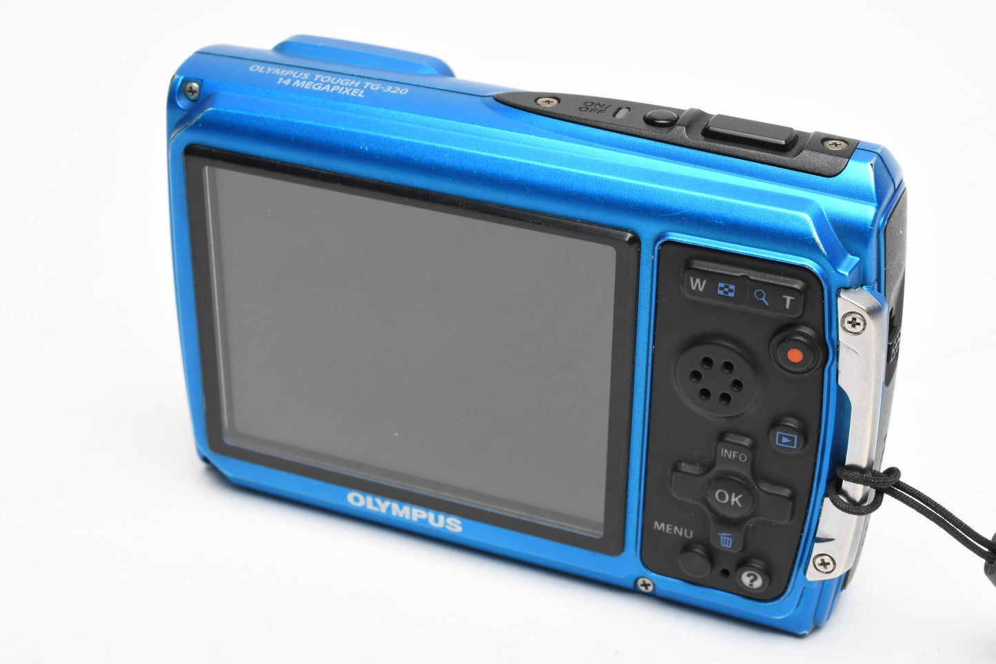 Olympus Tough TG-320 14MP digital Point&Shoot camera (Blue), Tested, good!