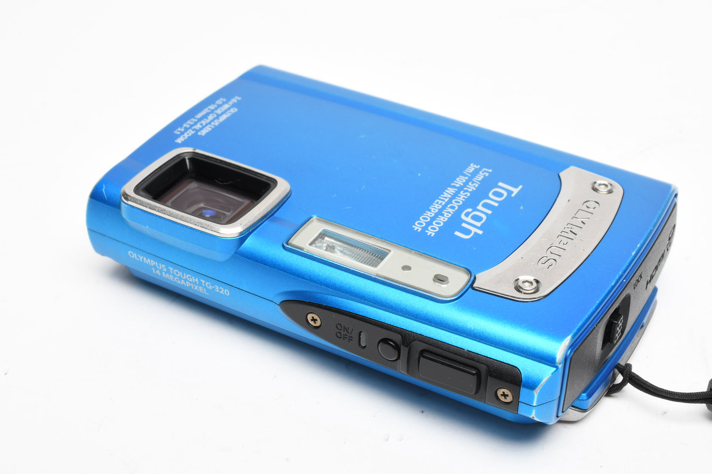 Olympus Tough TG-320 14MP digital Point&Shoot camera (Blue), Tested, good!