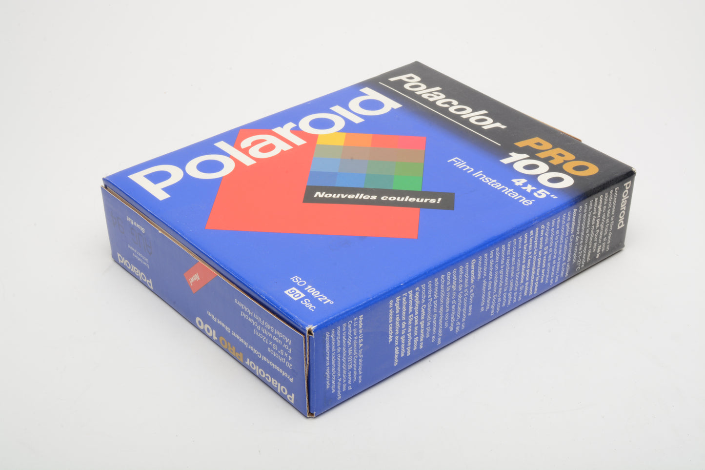 Polaroid Polacolor Pro 100 4x5 sheet film (20X) Expired 08/1994