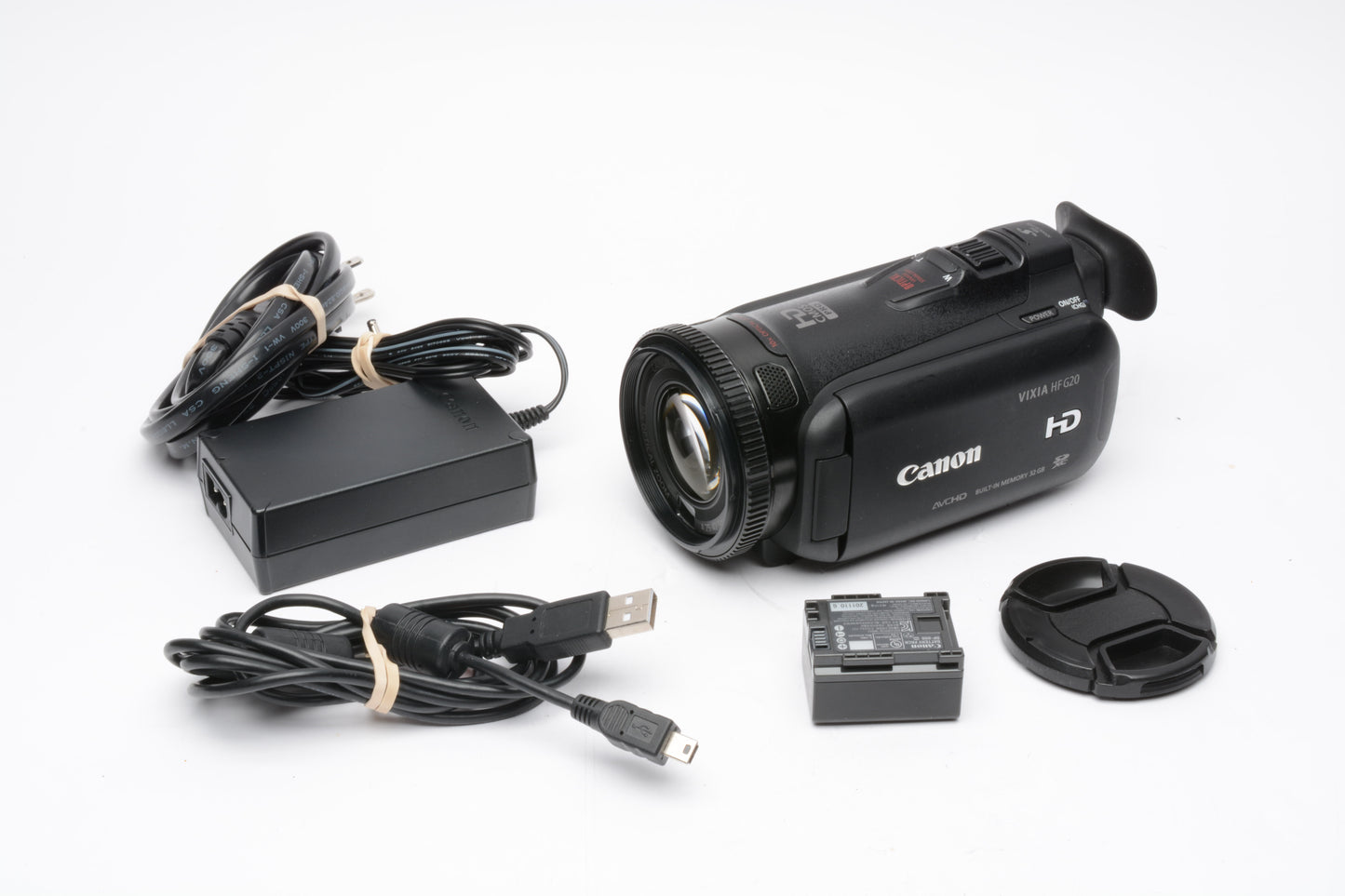 Canon HFG20 HD CMOS Pro Camcorder, batt+AC adapter, very nice, Tested