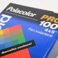 Polaroid Polacolor Pro 100 4x5 sheet film (20X) Expired 08/1994