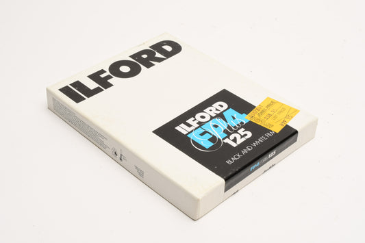Ilford FP4 Plus Black & White Negative Film, 4 x 5, 25 Sheets, Expired 10/1999