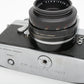 Leica Leicaflex w/Summicron 50mm f2 lens, hood, case, New seals, Great!