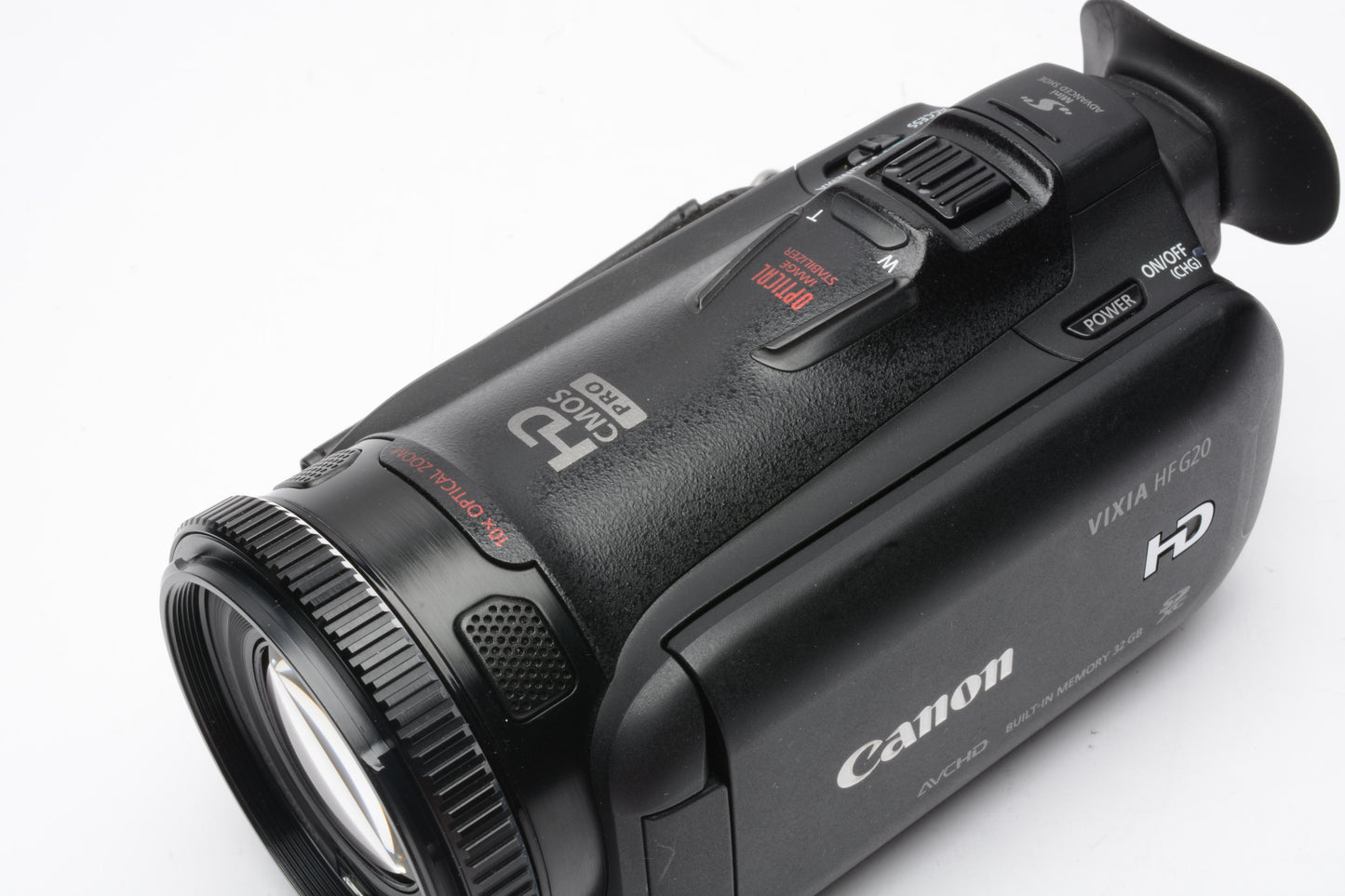 Canon HFG20 HD CMOS Pro Camcorder, batt+AC adapter, very nice, Tested