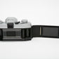 Leica Leicaflex w/Summicron 50mm f2 lens, hood, case, New seals, Great!
