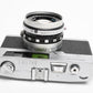 Petri 7s 35mm Rangefinder camera w/45mm f1.8 lens, case, hood, Good!