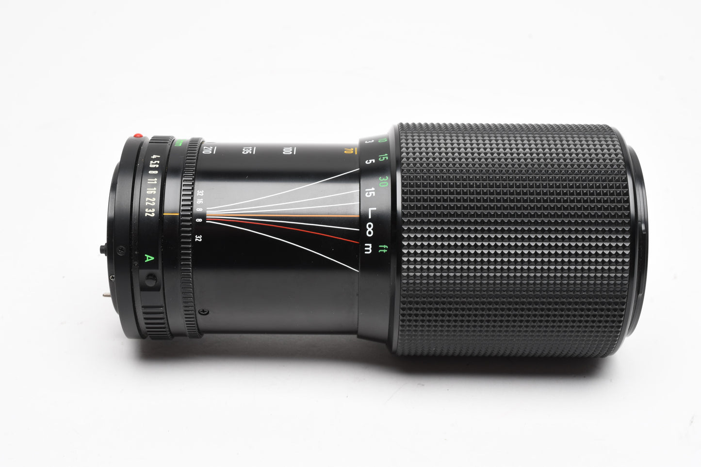 Canon FD 70-210mm f4 zoom lens, caps, pouch, sky filter, Nice