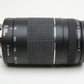 Canon EF 75-300mm f4-5.6 III Telephoto zoom lens, caps, tested, clean