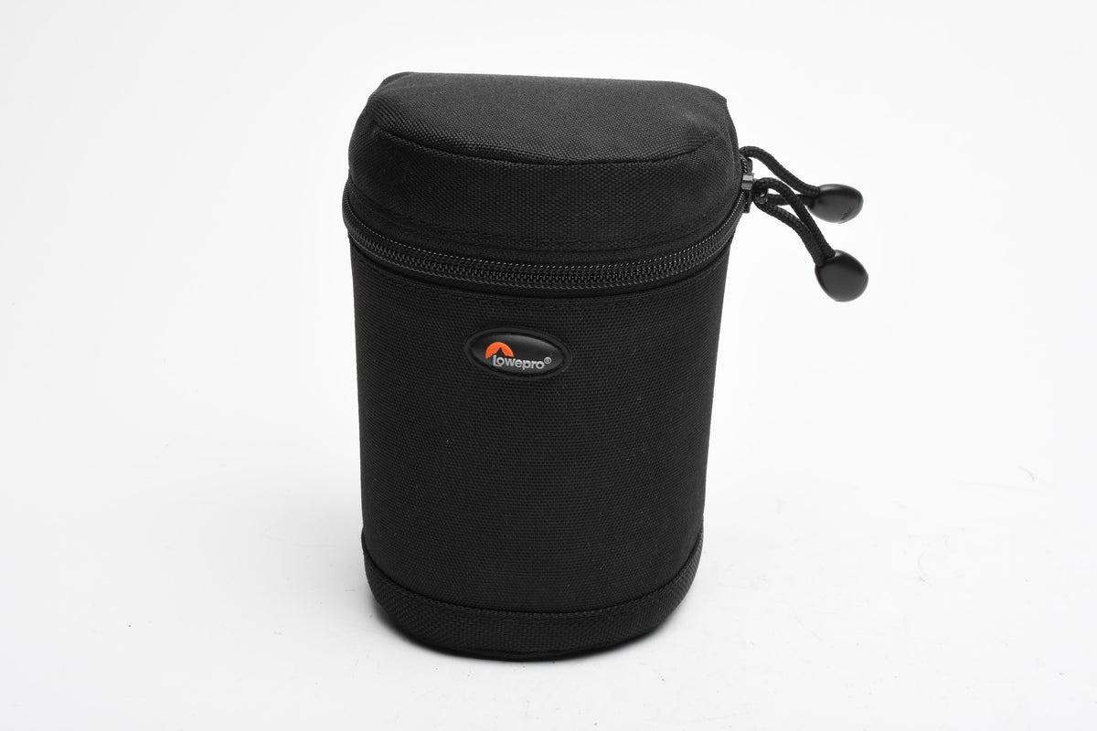 Lowepro padded lens case 1N (Black) ~5.5" tall x 3.5" diameter, Nice