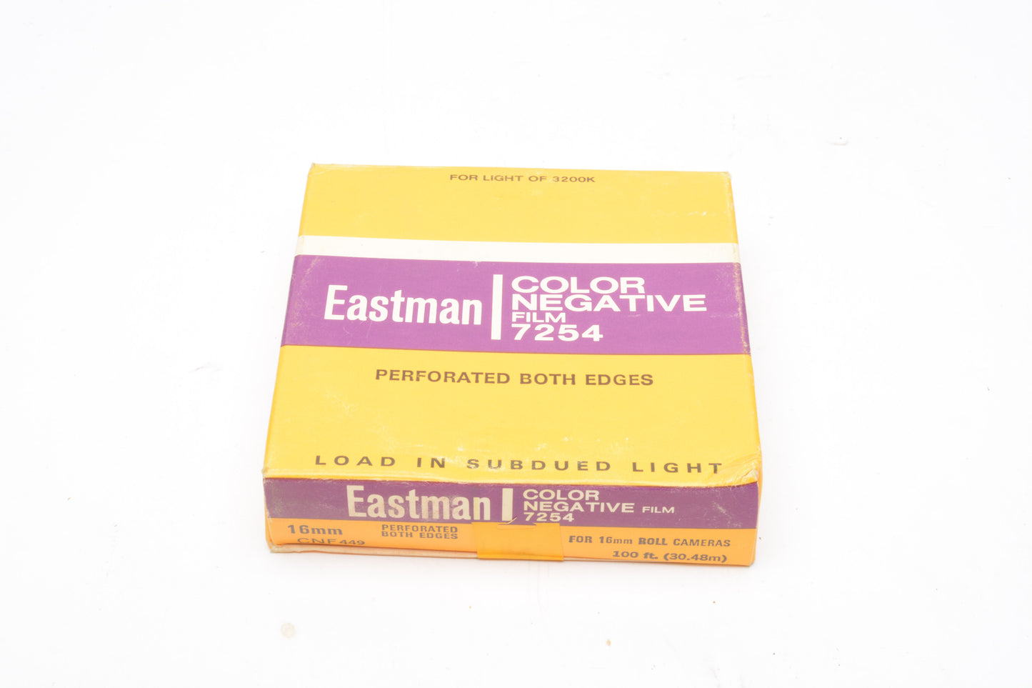 Kodak Eastman Color Negative 7254 16mm film 100ft.