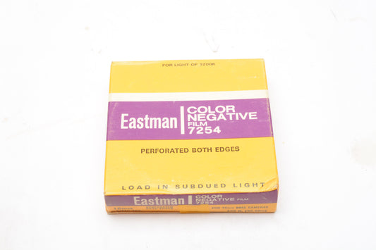 Kodak Eastman Color Negative 7254 16mm film 100ft.