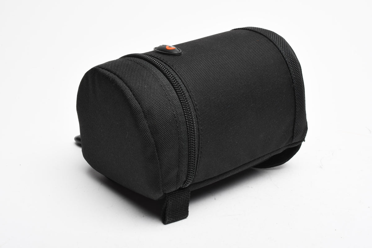 Lowepro padded lens case 1N (Black) ~5.5" tall x 3.5" diameter, Nice