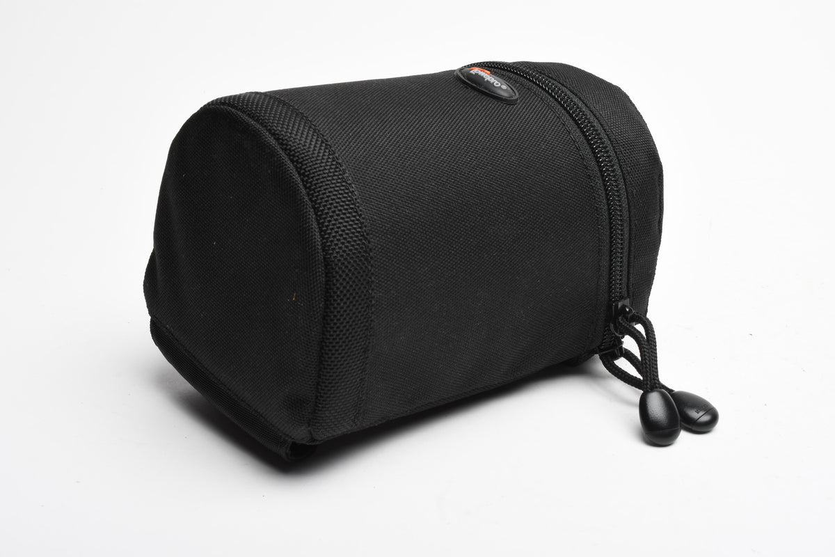 Lowepro padded lens case 1N (Black) ~5.5" tall x 3.5" diameter, Nice