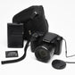 Canon PowerShot black SX410 IS digital Point&Shoot w/2batts + Case