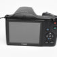 Canon PowerShot black SX410 IS digital Point&Shoot w/2batts + Case