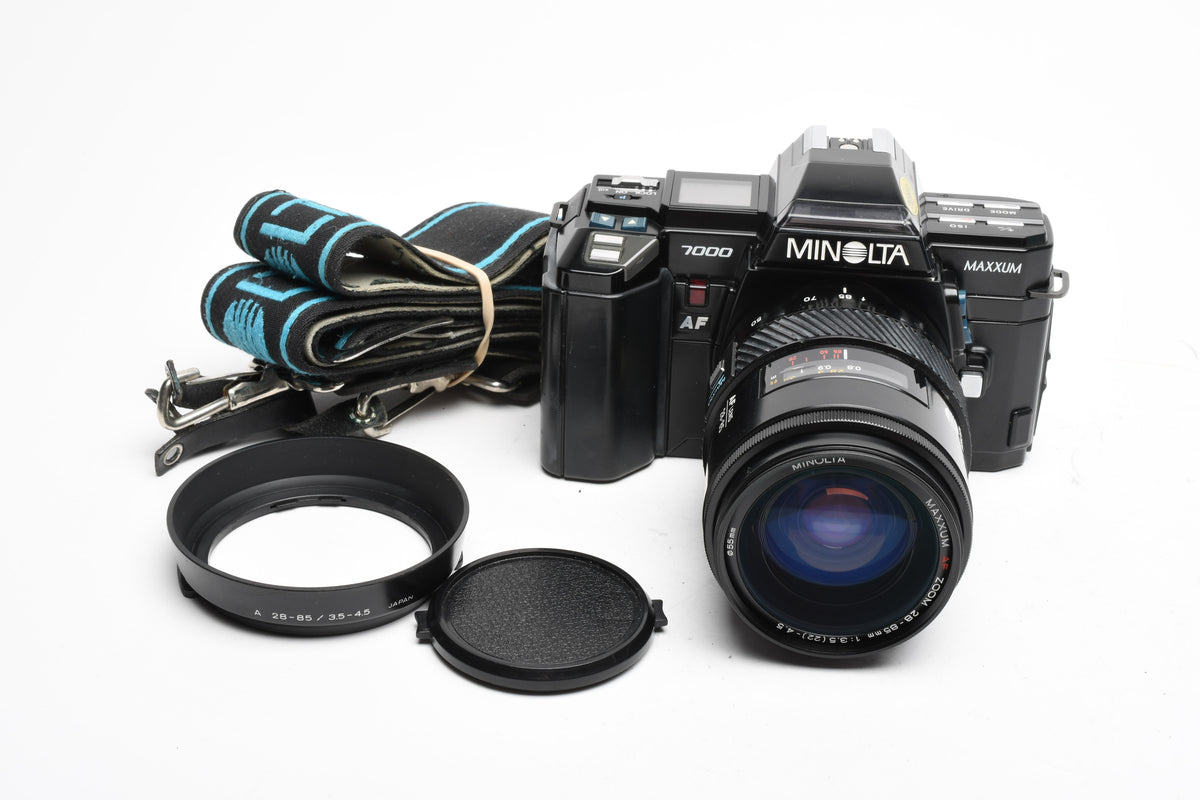 Minolta Maxxum 7000 35mm SLR w/AF 28-85mm Zoom, Tested, Great