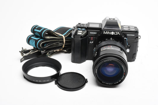 Minolta Maxxum 7000 35mm SLR w/AF 28-85mm Zoom, Tested, Great