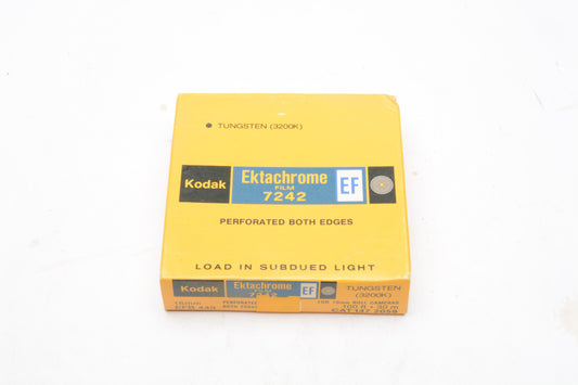 Kodak Ektachrome 7242 EF 16mm film 100ft. Tungsten 3200K