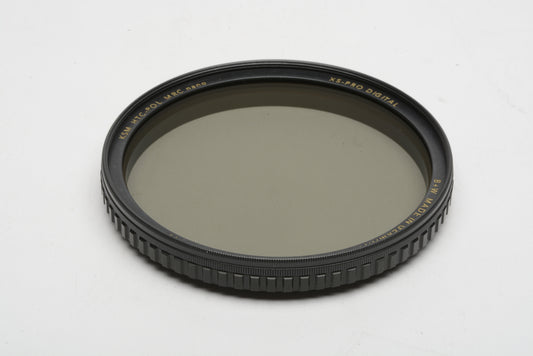 B+W XS-PRO Digital 77mm HTC-POL MRC Nano Circular Polarizing filter, Very clean