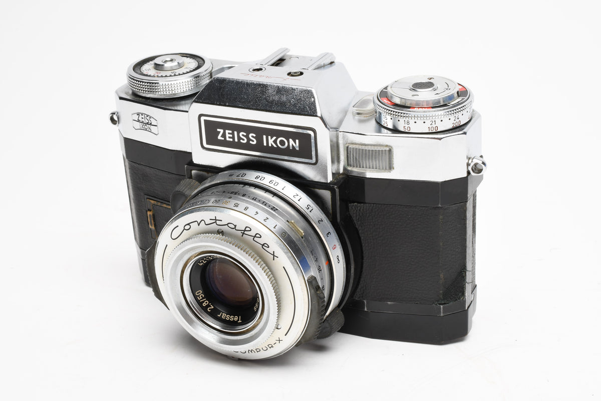 Zeiss Ikon Contaflex 35mm SLR With Tessar 50mm f2.8, Parts or Repair