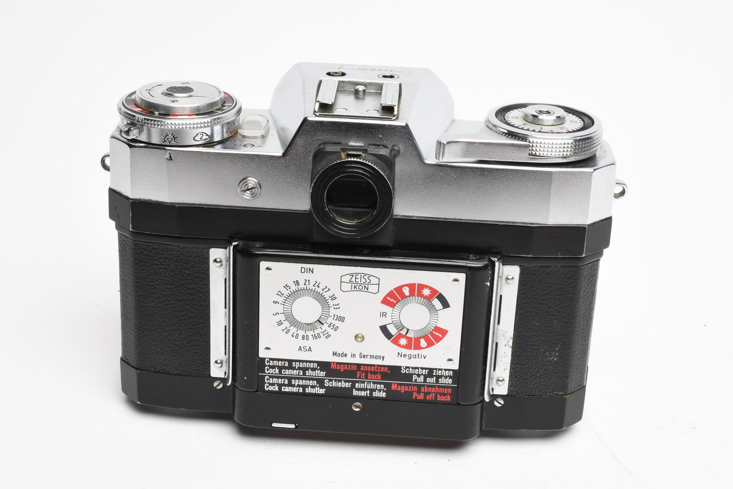 Zeiss Ikon Contaflex 35mm SLR With Tessar 50mm f2.8, Parts or Repair