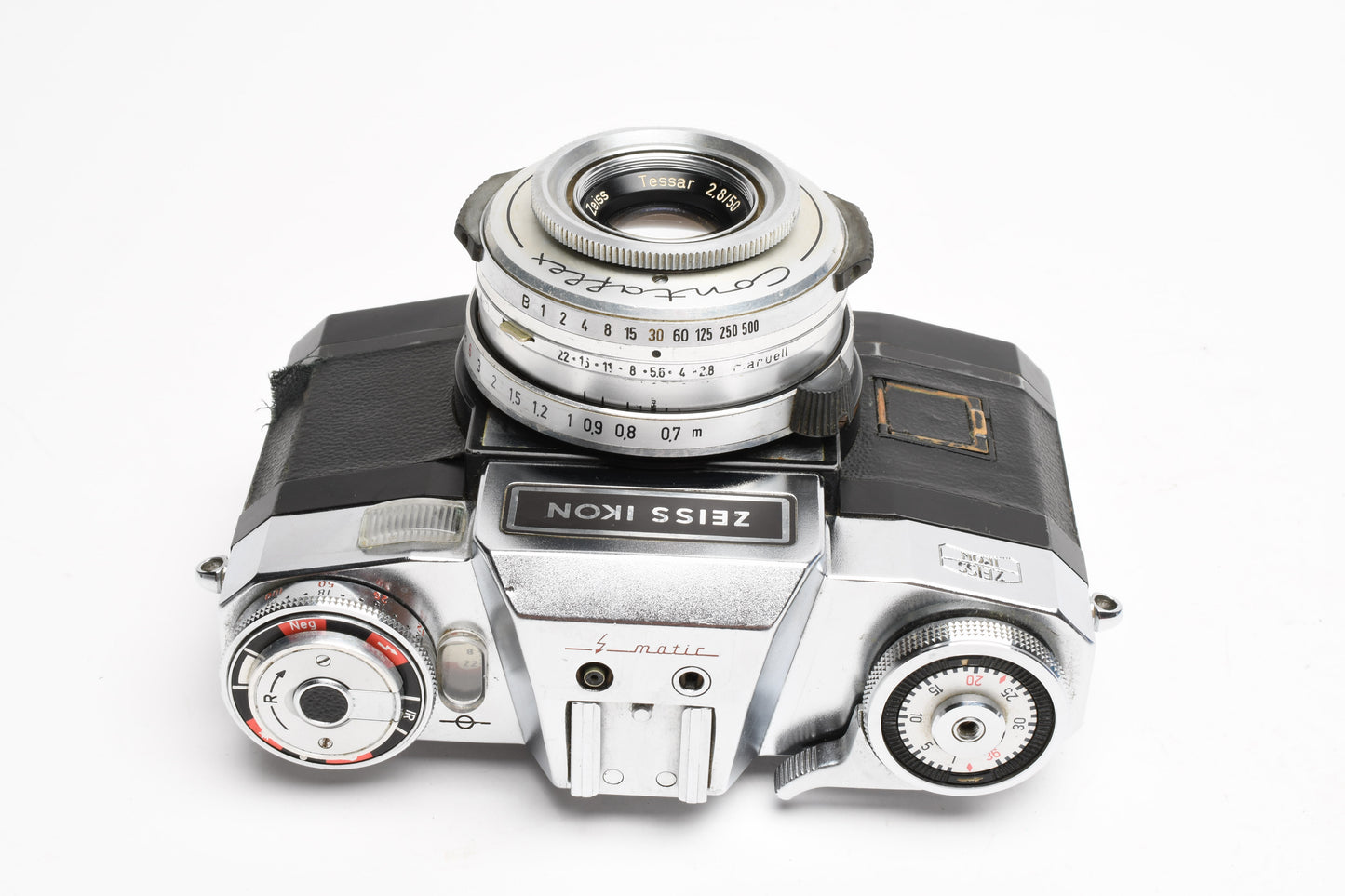 Zeiss Ikon Contaflex 35mm SLR With Tessar 50mm f2.8, Parts or Repair