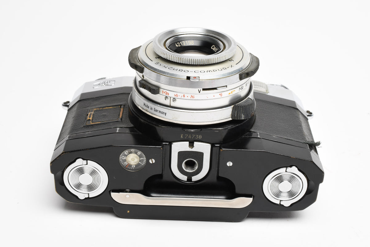Zeiss Ikon Contaflex 35mm SLR With Tessar 50mm f2.8, Parts or Repair