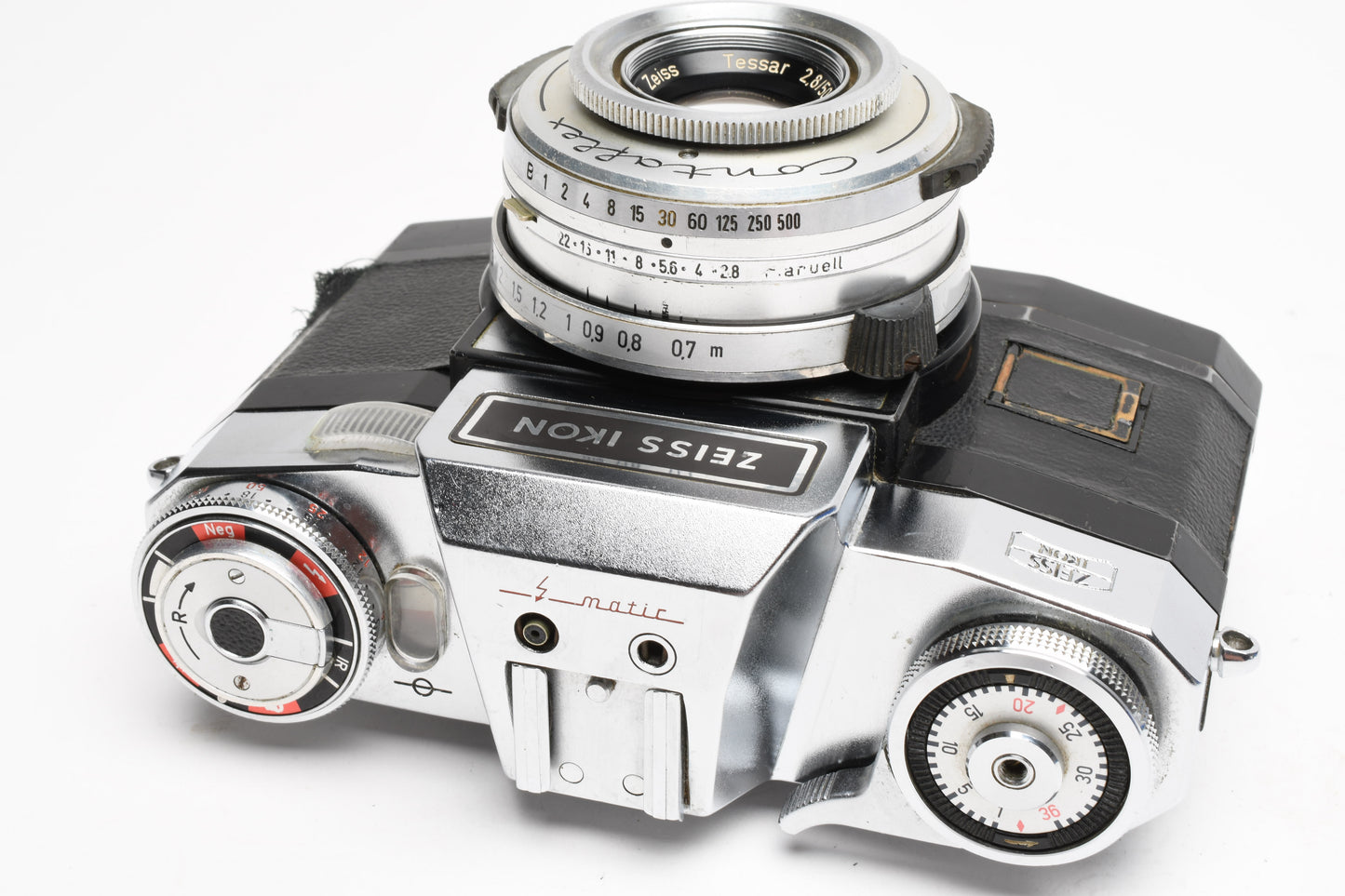 Zeiss Ikon Contaflex 35mm SLR With Tessar 50mm f2.8, Parts or Repair