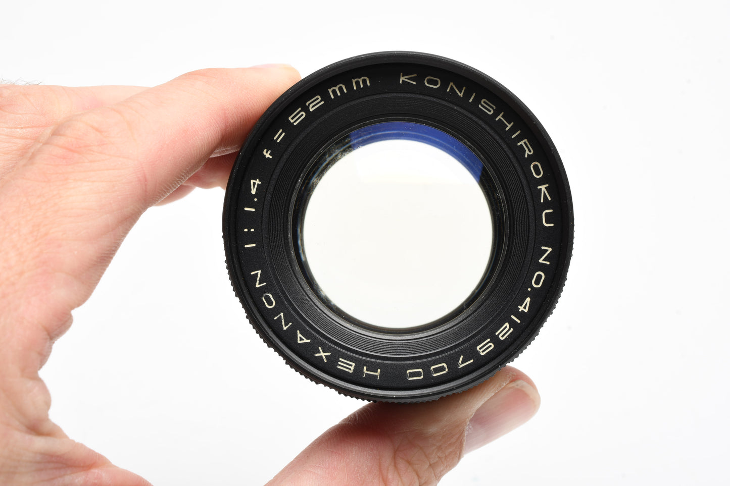 Konica Konishiroku 52mm f1.4 Hexanon lens, Sharp prime lens!