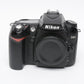 Nikon D90 DSLR body, batt, charger, strap, Only 609 Acts, very clean, tested