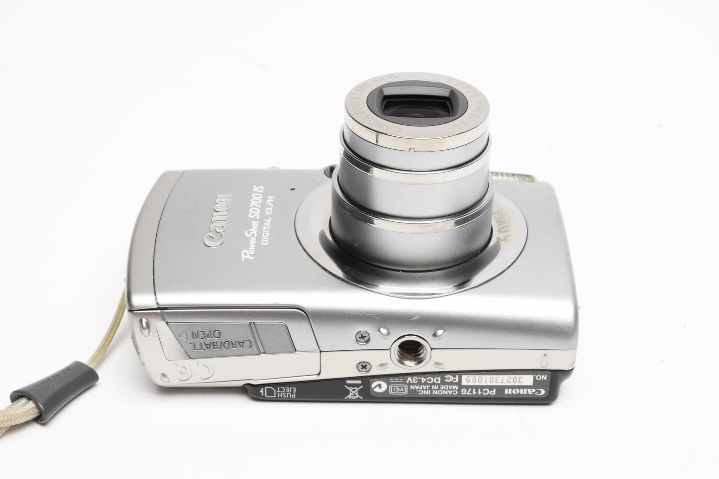Canon PowerShot Elph SD700 IS 6MP Digital Point & Shoot, case, manual, Tested