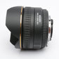 Sigma AF 15mm f2.8 EX DG fisheye lens, Nikon Mount, Caps
