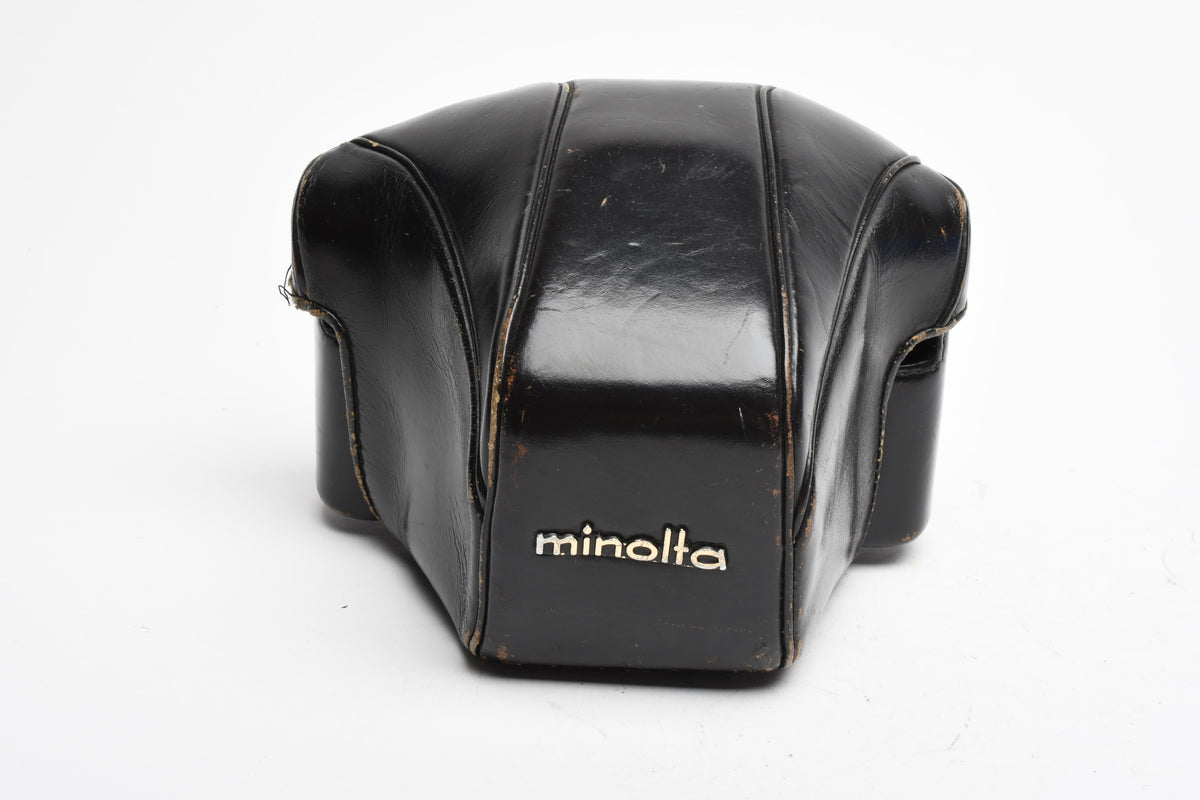 Minolta SRT series original leather case, Still good!
